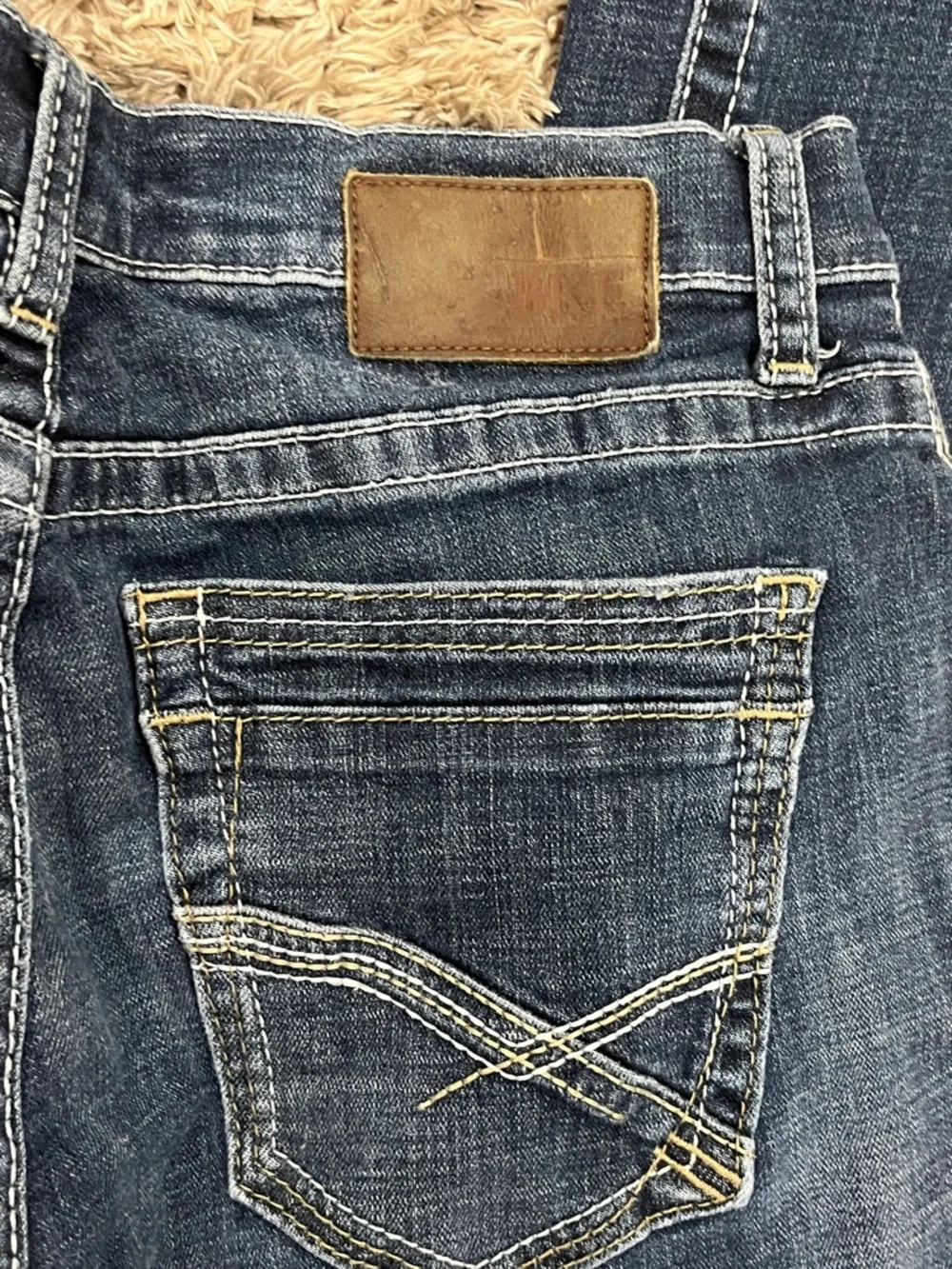 BKE Men's Dark Blue Straight Jeans - Picture 6 of 6